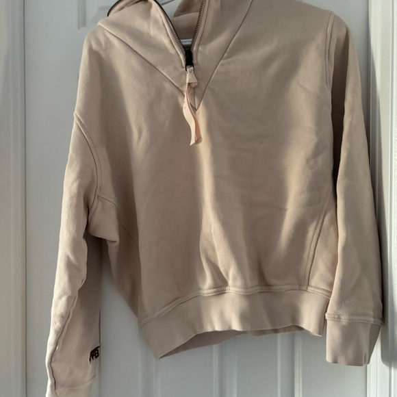 Reebok x Victoria bekham beige quater zip sweater - Picture 3 of 4